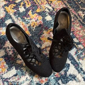 Impo High Heeled Lace Up Booties